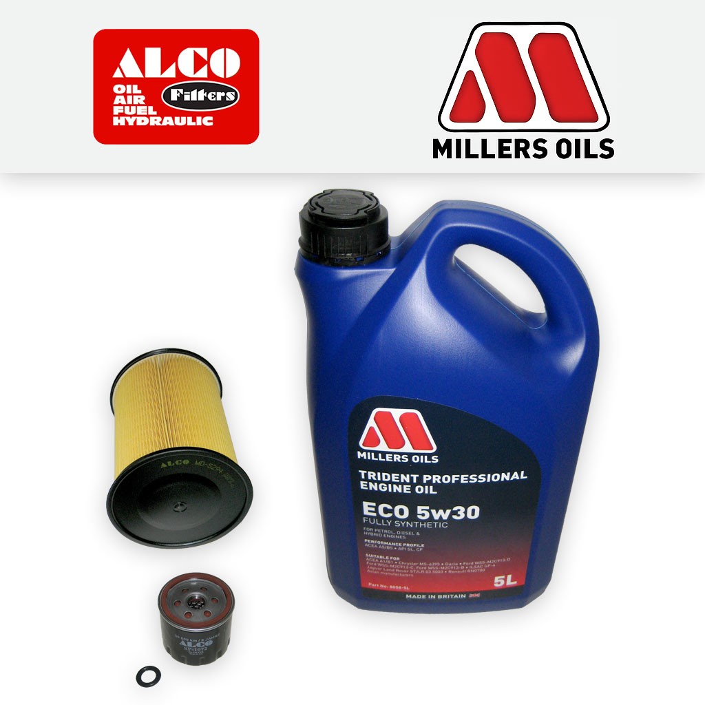 SERVICE KIT FORD FOCUS MK3 1.6 ECOBOOST OIL AIR FILTERS +ECO OIL (2011-2017)