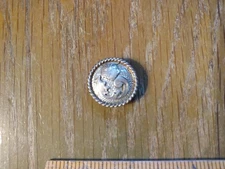 Vintage Sterling Silver Overlay 3/4 Bridle Rein Headstall Chicago Screw Concho