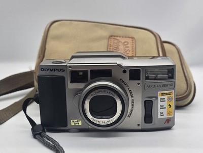 Olympus Accura View 90 QD 35mm Film Camera Point & Shoot Zoom - Tested Working