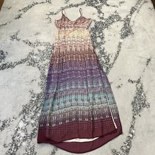 Anthropologie Charlie Jade Dress Women's Sz XS Multicolor Geometric print maxi