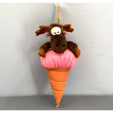 Vintage 1984 Dakin Chewy Newgetts Chocolate Mousse Delight Plush Stuffed Animal