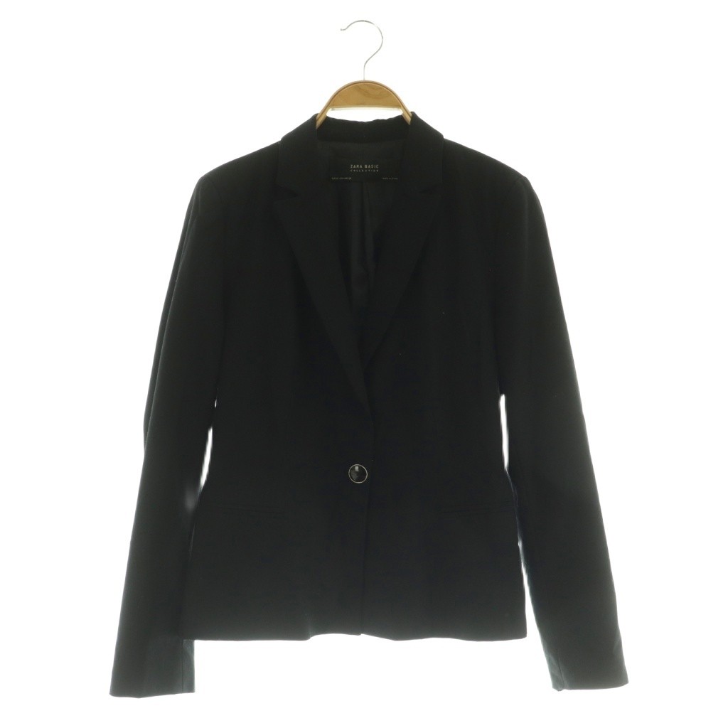 ZARA BASIC COLLECTION Tailored Jacket 1B Stretch … - image 1