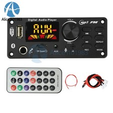 DC 7-24V Bluetooth 5.0 DIY MP3 WAV Decoder Board 2 50W Amplifier color screen