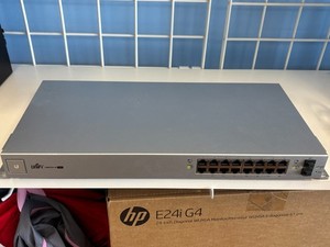 Ubiquiti Unifi US-16-150W, 16-Port Gigabit Ethernet PoE Switch with 2 SFP Ports