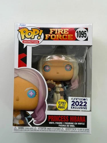 Funko Pop! Animation: Princess Hibana #1095 Glow Funimation Vinyl +PROTECTOR J2
