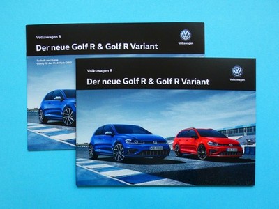 Brochure/catalogue with price list-VW Golf VII/variant-R - 01/17