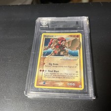 Pokemon Regirock Gold Star EX Legend Maker Holo Ultra Rare #91 BGS 8 on eBay