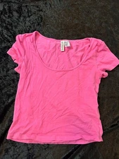 Divided H&M hot pink top size s