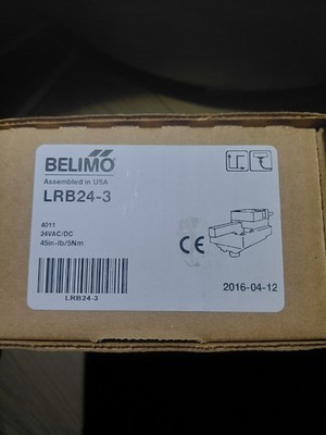 Belimo, LRB24-3, 45in-lb/5Nm, 24vac/dc