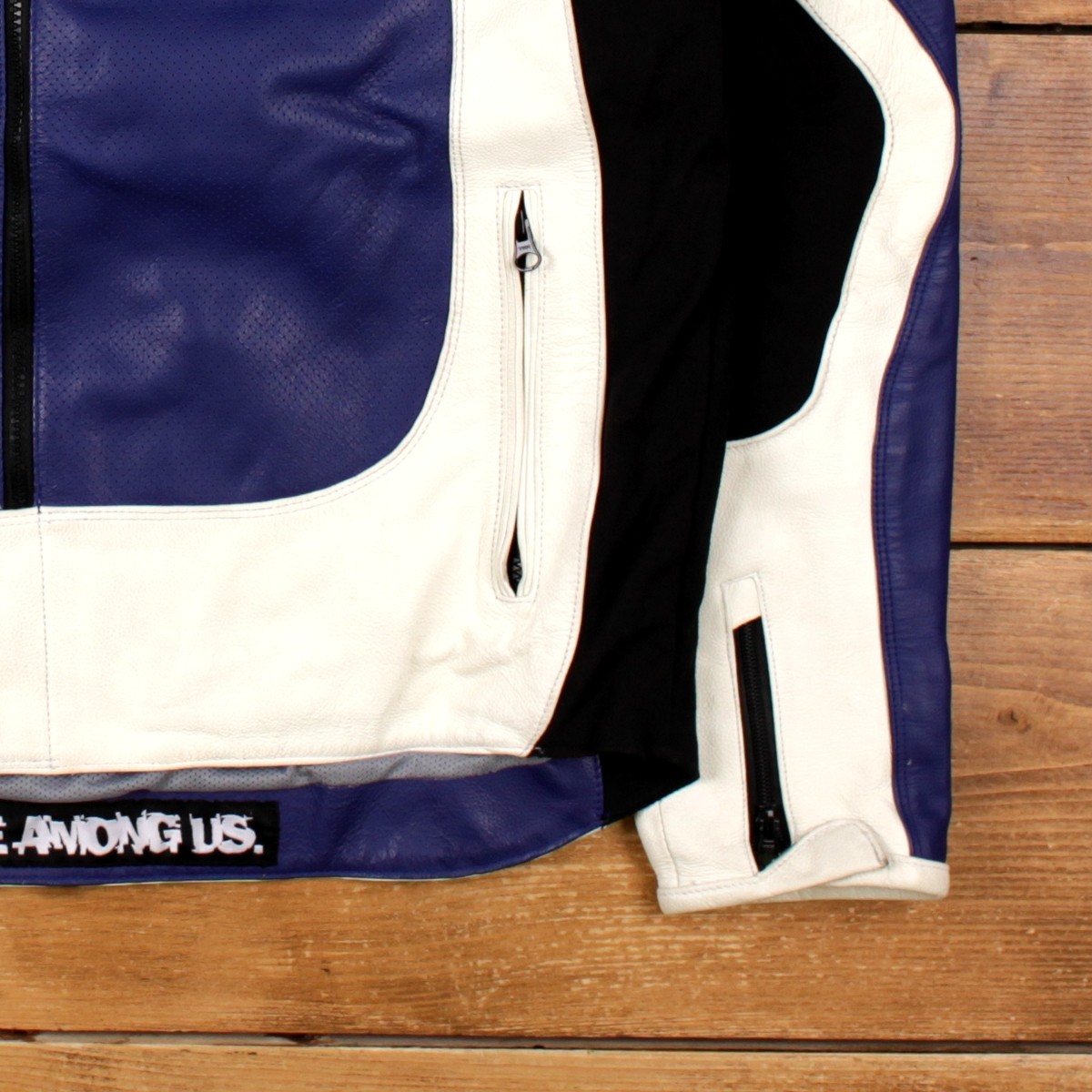 Vintage Icon Motorsports Racing Jacket 2XL Motorbike Merc Jacket Blue