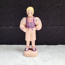 Read Vintage Kay Finch Peasant Boy Tyrolian Figurine 