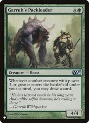Garruk's Packleader 177/249 The List