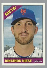 2015 Topps Heritage Baseball Card #42 Jonathon Niese