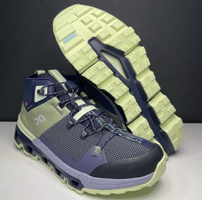 On Cloudtrax Hiking Boot Sneaker Running Shoe Reseda/ Lavender Womens US 7
