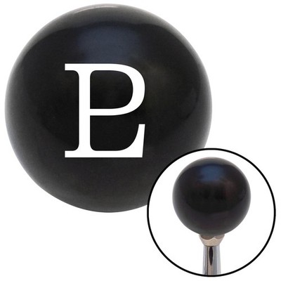 White Pluto Black Shift Knob w/ M16x1.5 Insert Shifter Auto Manual Custom Brody
