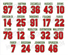 Minnesota Wild DECAL STICKER 2025-26 Kaprizov ErikssonEk Hughes Zuccarello Boldy