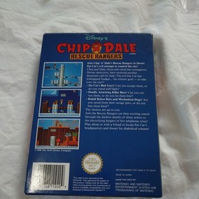 Chip N Dale Rescue Rangers Nintendo NES W/Manual Retro PAL 1990 #0544