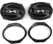 6.5  6x9 Car Audio Front amp, Rear Speakers for F-150 2015-24 2 Pairs 4396