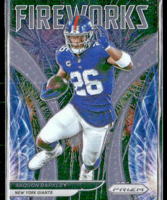 Saquon Barkley Player Lot Bundle 10 Different Football Cards SB002 Giants