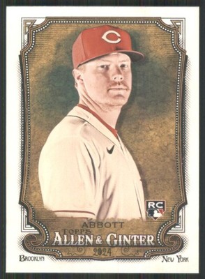 2024 Topps Allen & Ginter #32 Andrew Abbott RC Cincinnati Reds TW767