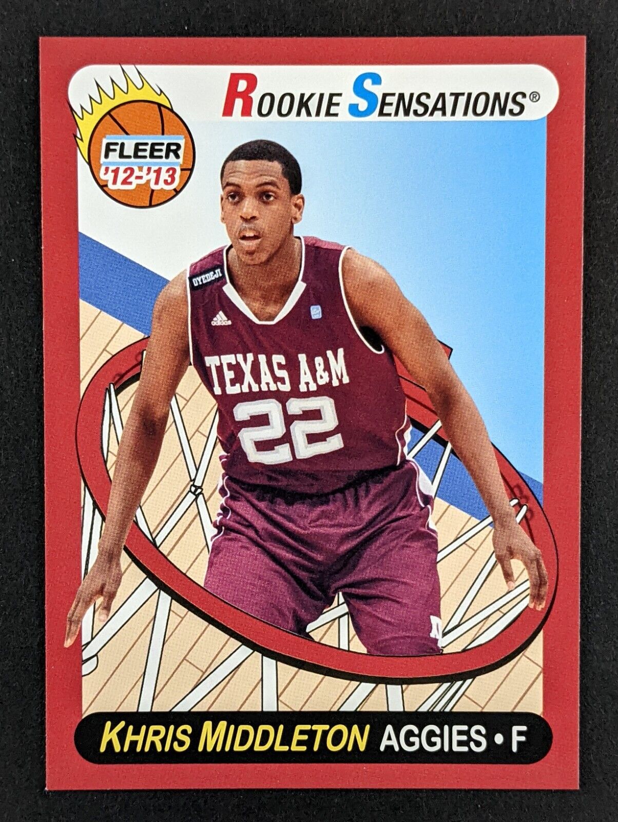 2012-13 Fleer Retro #65 Khris Middleton ROOKIE SENSATIONS RC