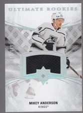 2020-21 Mikey Anderson Upper Deck Hockey Ultimate Rookies Swatch LA Kings /649