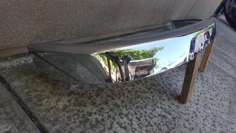 1999-2002 TOYOTA 4RUNNER 4-RUNNER CAPA DE PARA-CHOQUE DIANTEIRO CROMADA FABRICANTE DE EQUIPAMENTO ORIGINAL BX111 - Imagem 2 de 4