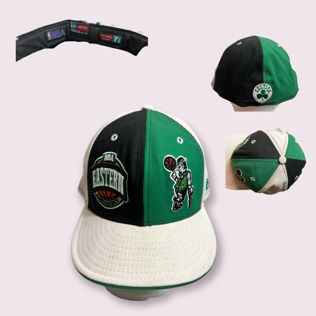 Vintage Boston Celtics Eastern Conference Fitted Hat NBA 