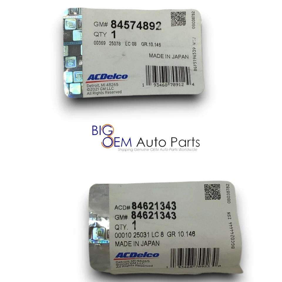 Par de limpiaparabrisas OEM 10-16 Buick Lacrosse 13-19 Cadillac XTS conductor pasajero Foto 4 de 4