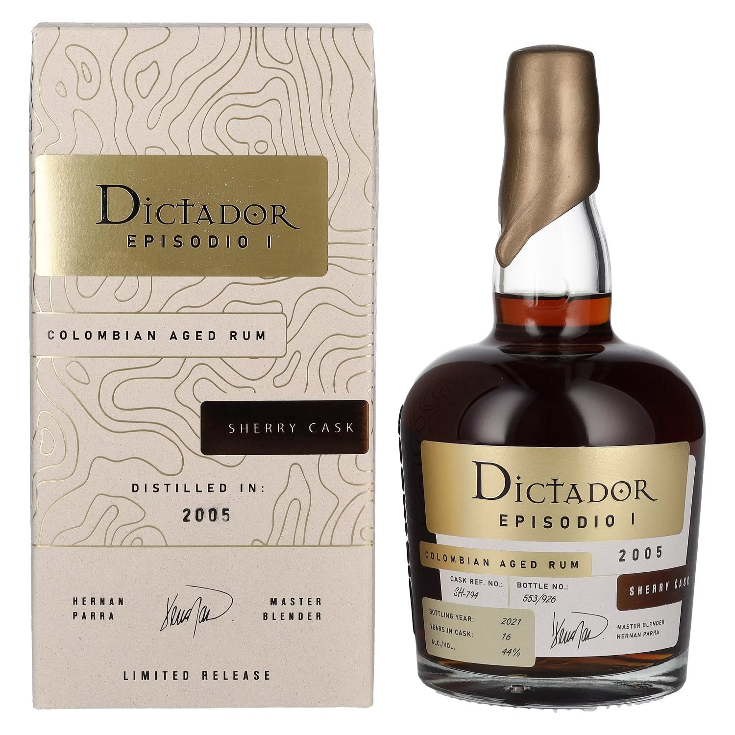 Dictador EPISODIO I 16 Years Old SHERRY CASK Rum 2005