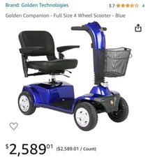 culver folding mobility scooter