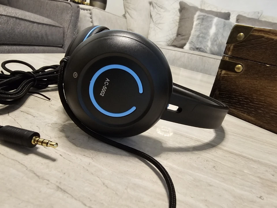 Cyber Acoustics TuffCord Headset with Inline Volume Control & Braided Cable Mic  - Image 4 of 4