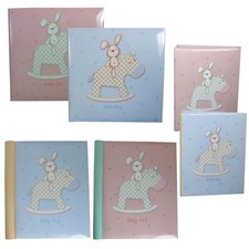 Photo Album - Neonato - Coniglio Su Cavalli a Dondolo Design - Scegli la Taglia