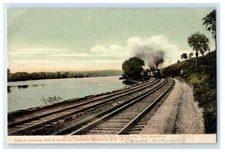 c1905s Merrimack River, Above the Falls, Manchester New Hampshire NH Postcard