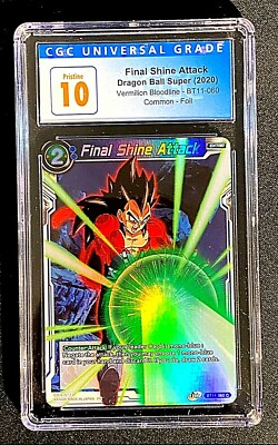 VERMILION DRAGON BALL SUPER FINAL SHINE ATTACK BT11-060 CGC 10