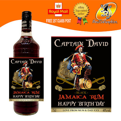 Etichetta Personalizzata Per Bottiglia Di Rum