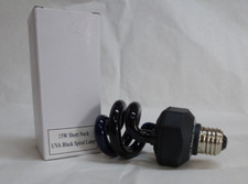 4 Pack of 15 Watt UVA Black Light Blue CFL Spiral Light Bulbs