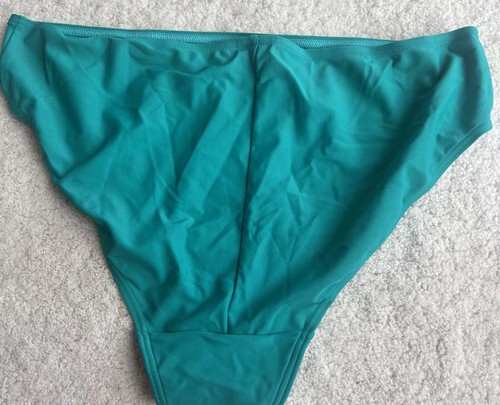BEACH TO BEACH Womens High Waist Swim Brief /bottom Size 16 In Green Colour - Picture 3 of 3
