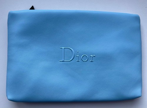 DIOR COSMETICO/MAKEUP BAG POCHETTE BLU VIP GIFT | eBay