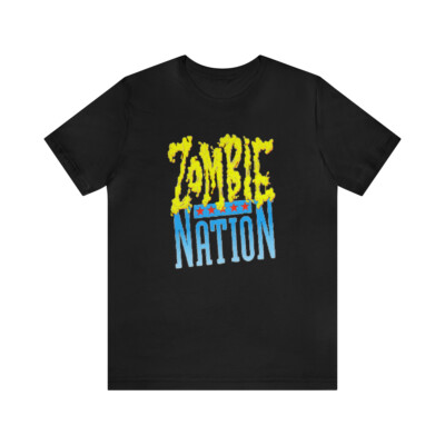Zombie Nation NES Pixel Art Retro Style Unisex Short Sleeve Tee T-Shirt