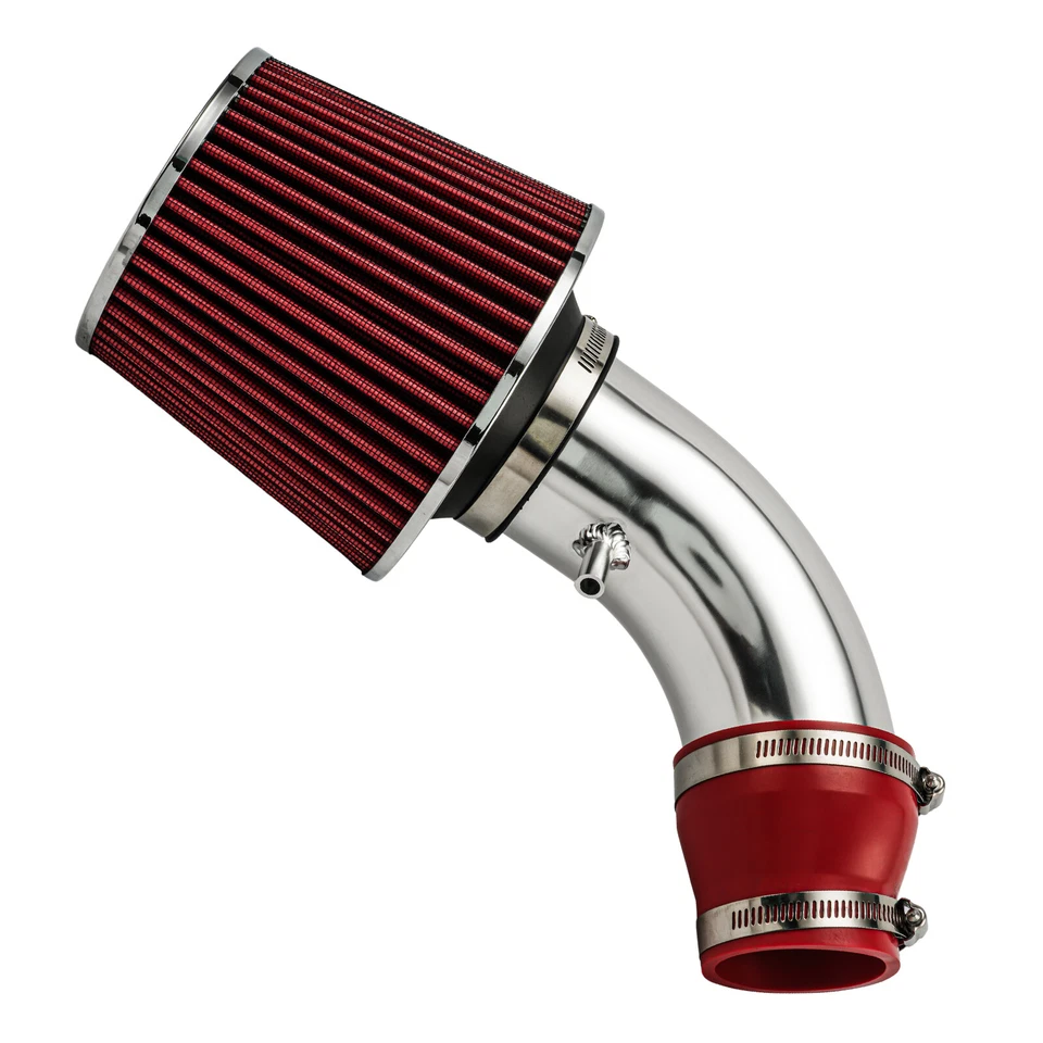 Cold Air Intake System + Red Filter For 2001 2002-2009 Chrysler PT Cruiser 2.4L Foto 4 de 4