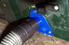 Vacuum Connector 1.5"OD 1.2"ID Adapter to Bosch PTS10 PTS 10 Table Saw *Black*