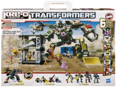 Hasbro KRE-O TRANSFORMERS DESTRUCTION SITE DEVASTATOR Action Figure