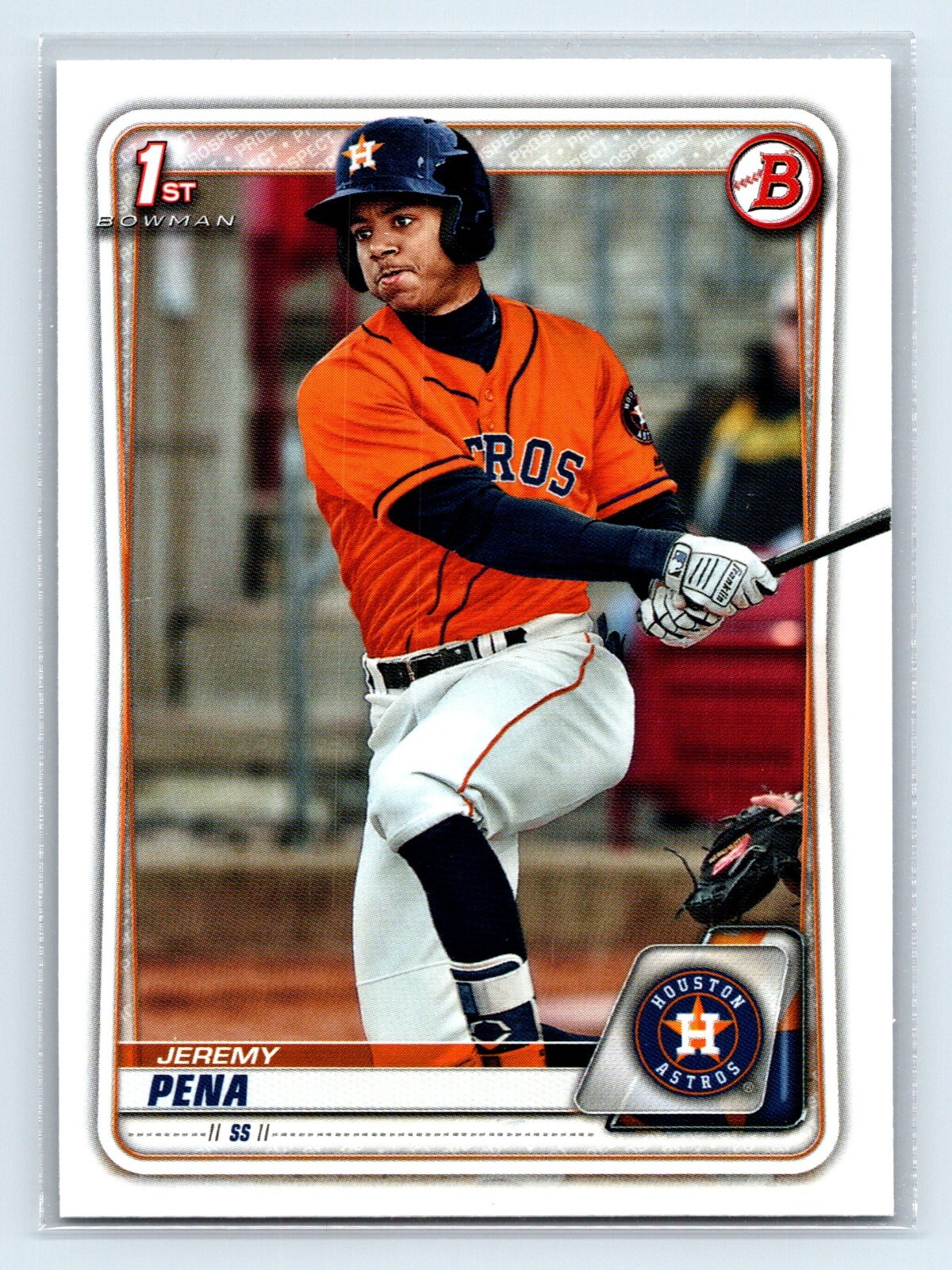 2020 Bowman Jeremy Pena 1st Paper #BP-61 Houston Astros QTY