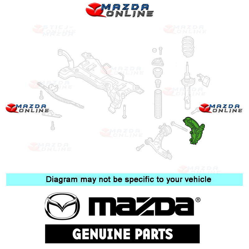 Mazda Genuine Left Steering Knuckle BBM2-33-031C fits 09-12 MAZDA3