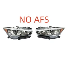 LABLT Headlights LED For 2014-2019-2022 Infiniti Q50 Left+Right Headlamps NO AFS