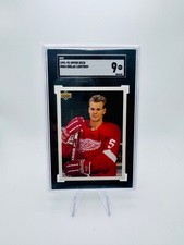 1991 Upper Deck French Young Guns Lidstrom #584 -SGC 9 MT