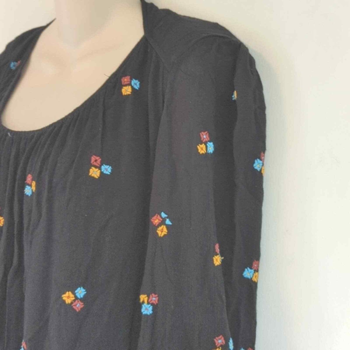 Free people Oxford Embroidered Swing Dress | eBay