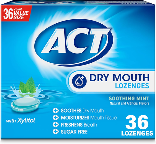 Dry Mouth Lozenges with Xylitol, Soothing Mint, 36 Lozenges - Picture 12 of 12