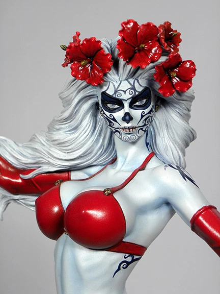 Lady Death La Muerta Statue 044/1000 Signed Clayburn Moore 1st Release BRAND NEW - Image 2 of 4